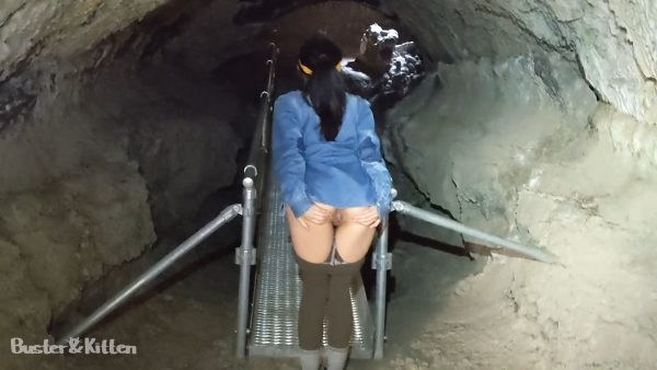 Sucking daddys dick in a cave – Buster and Kitten