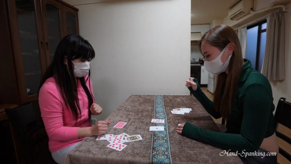 Hand-Spanking – Remi and Miki – Lets Play Card Game Part 1