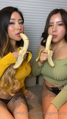 Maria Nagai – Banana Sucking and Rae Lil Black