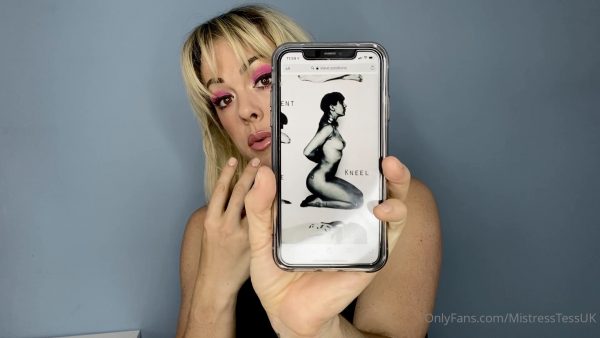 Mistress Tess – Position Yourself Correctly for Your Goddess Boy